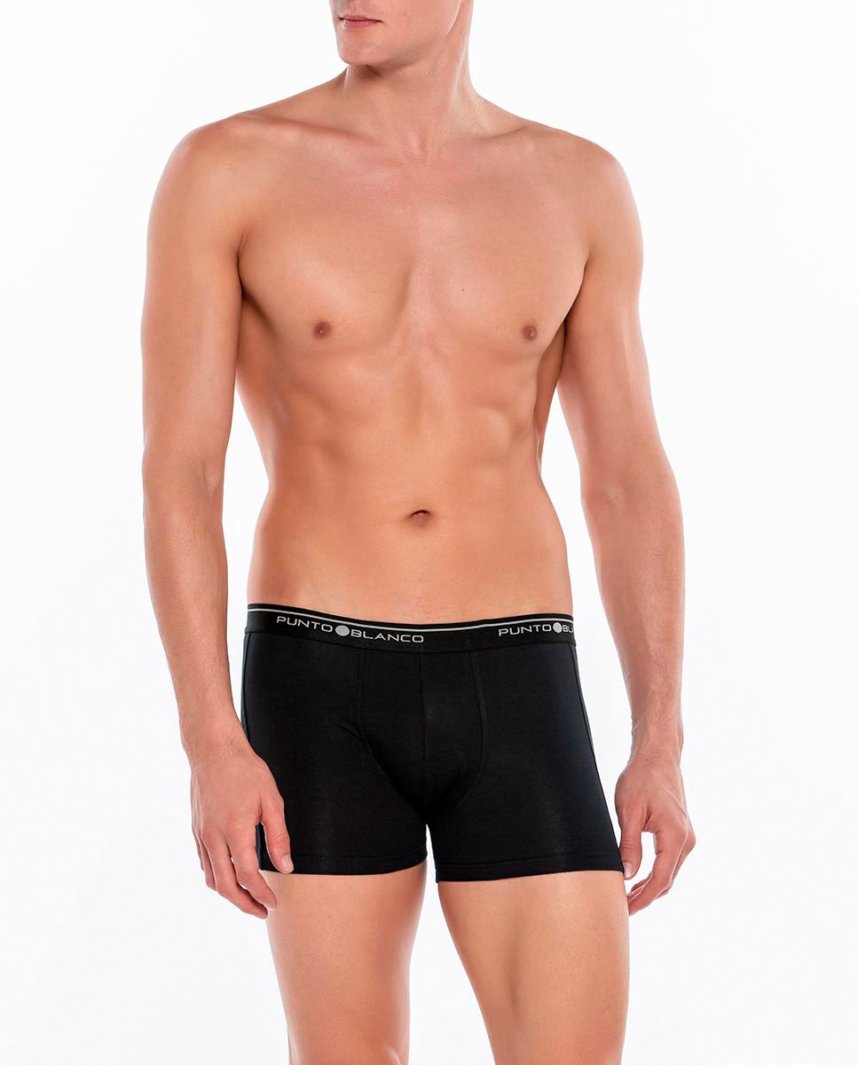 Imagem 0 de Roupa Interior Pack de 3 Boxers de Algodão Penteado: 93% e Elastano: 7%. Costuras Interiores Planas
