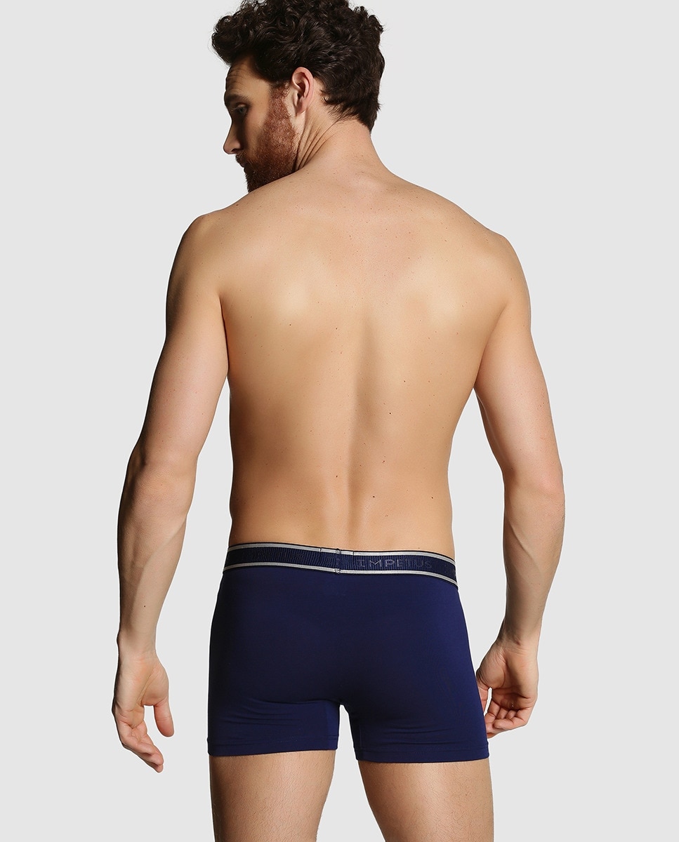 Pack de três boxers de homem Impetus várias cores Estampado-2