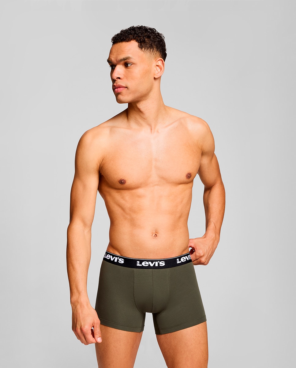 Bóxer de hombre de Levi's (pack de 3) - Verde militar Verde militar-3