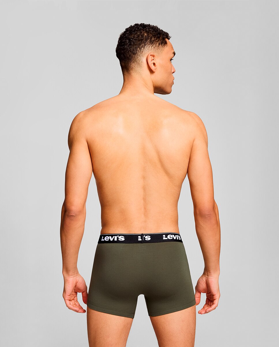 Bóxer de hombre de Levi's (pack de 3) - Verde militar Verde militar-4