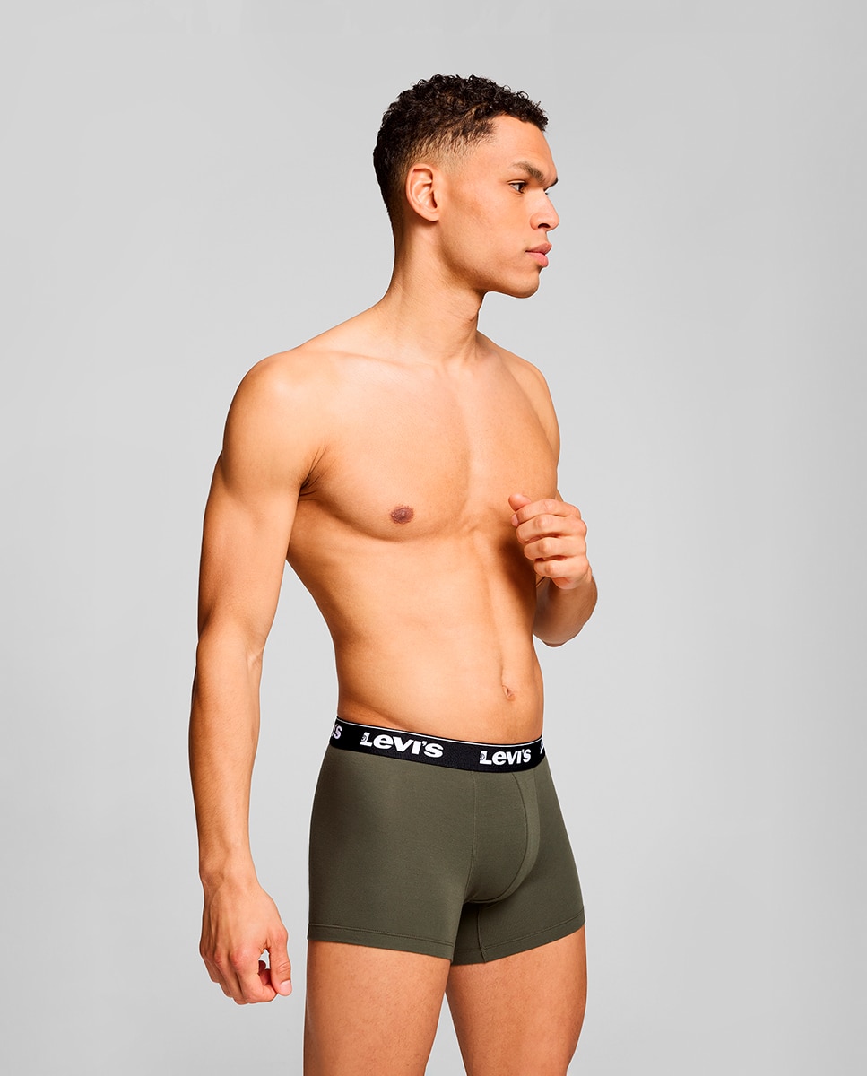 Bóxer de hombre de Levi's (pack de 3) - Verde militar Verde militar-5