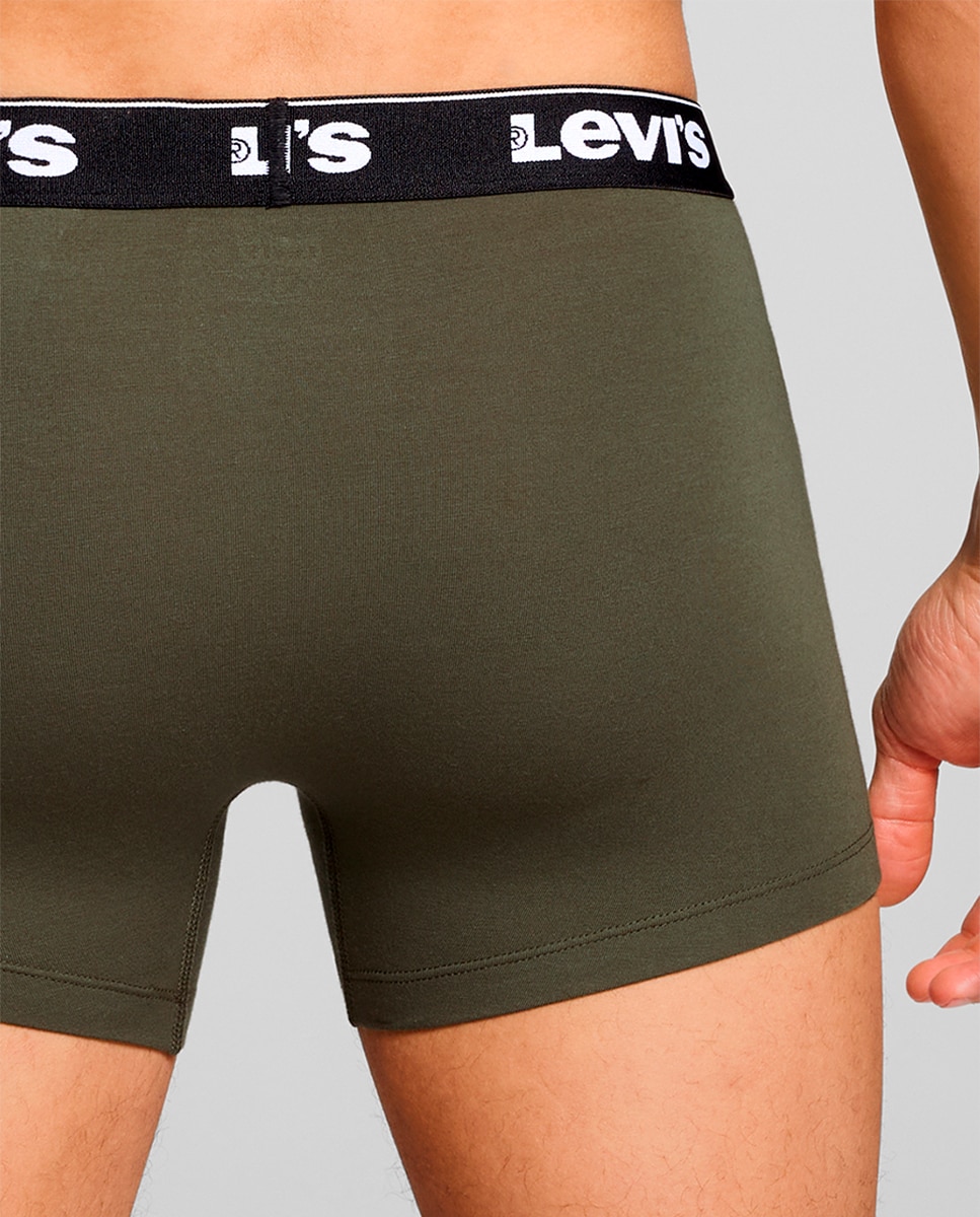 Bóxer de hombre de Levi's (pack de 3) - Verde militar Verde militar-7