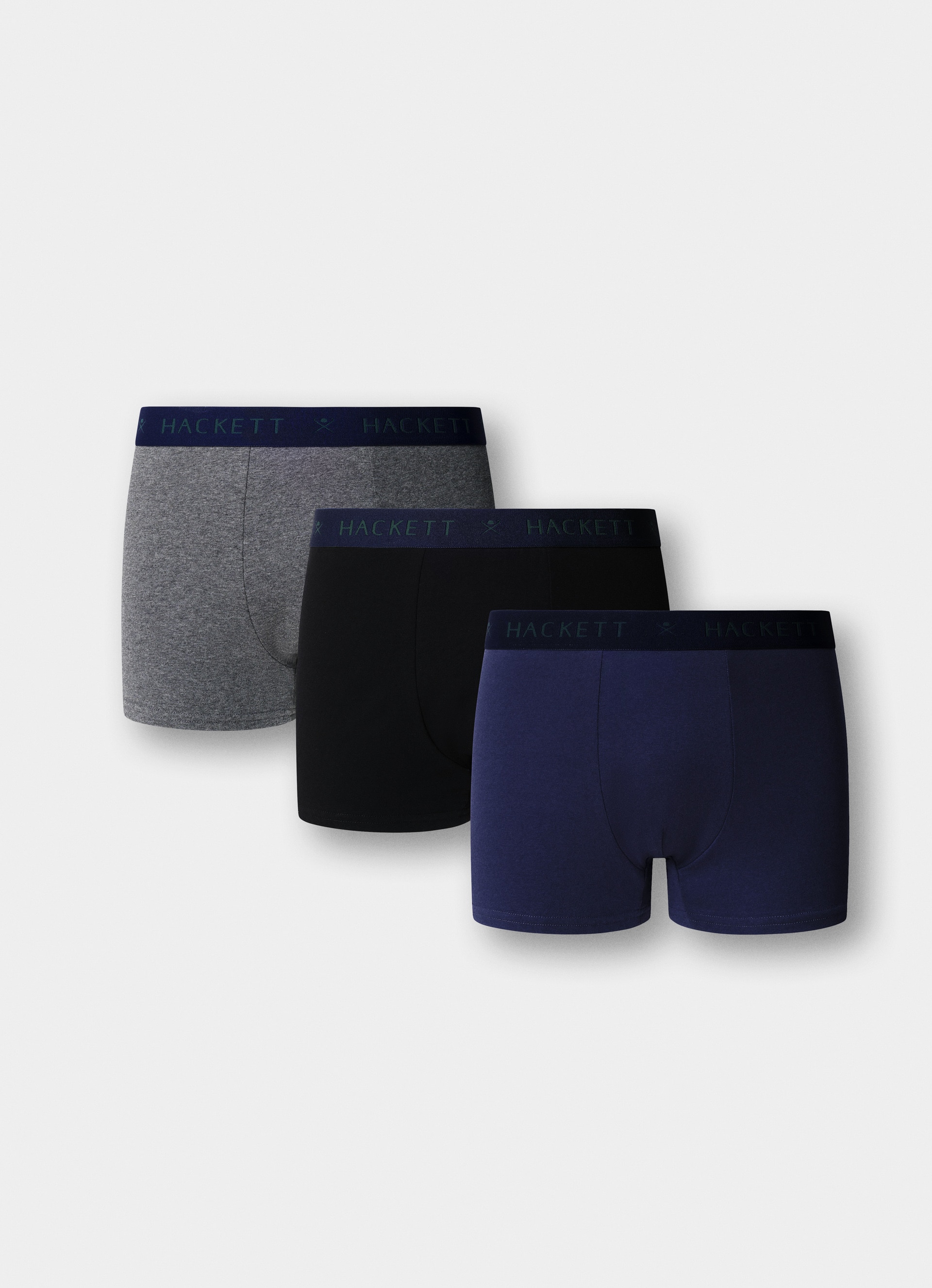 Pack de Três Boxers de Ponto Liso Multicolor-4