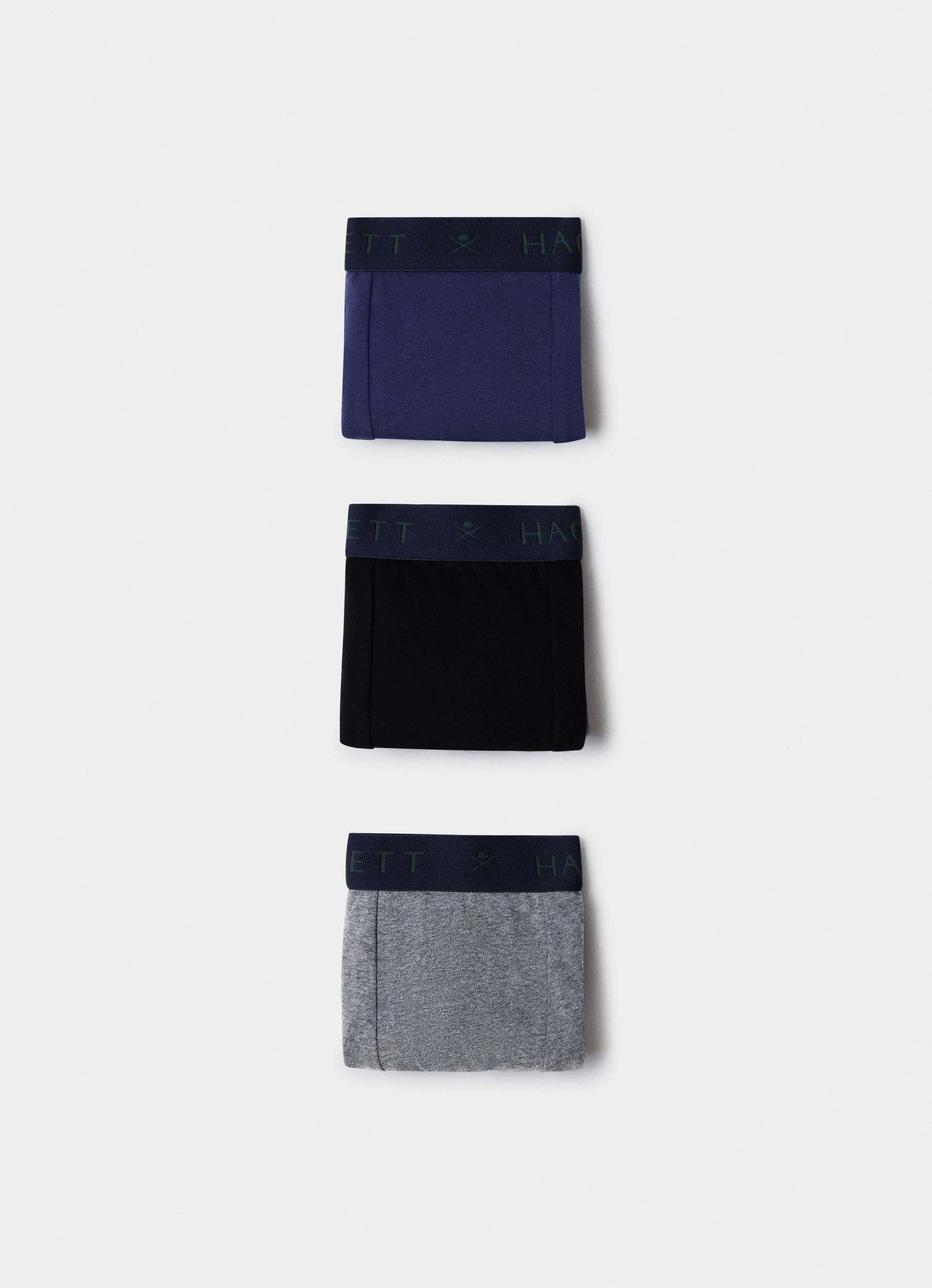 Pack de Três Boxers de Ponto Liso Multicolor-6