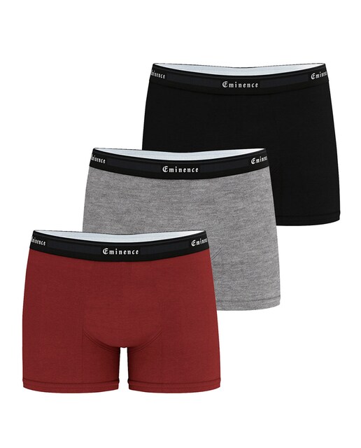 Imagem 0 de Pack de 3 Boxers Combinados com Malha