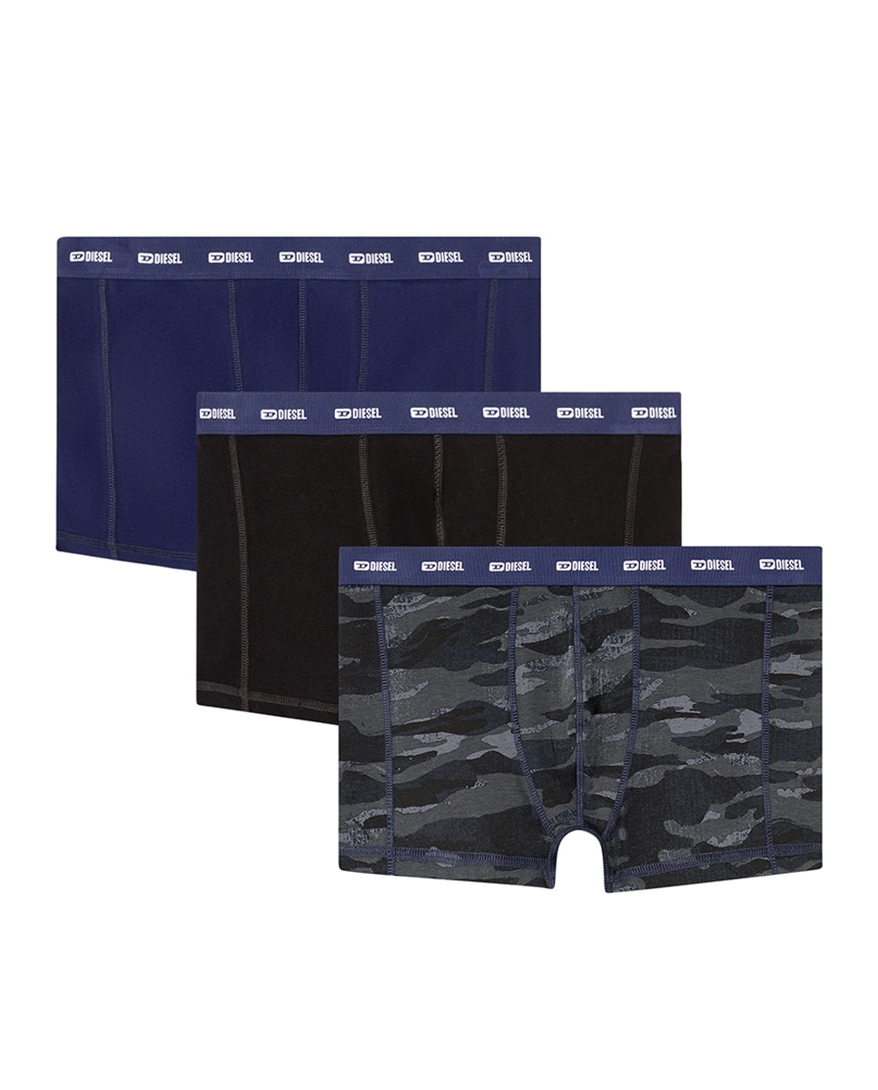 Pack de tres bóxer de hombre DIESEL de algodón - Multicolor Multicolor-5