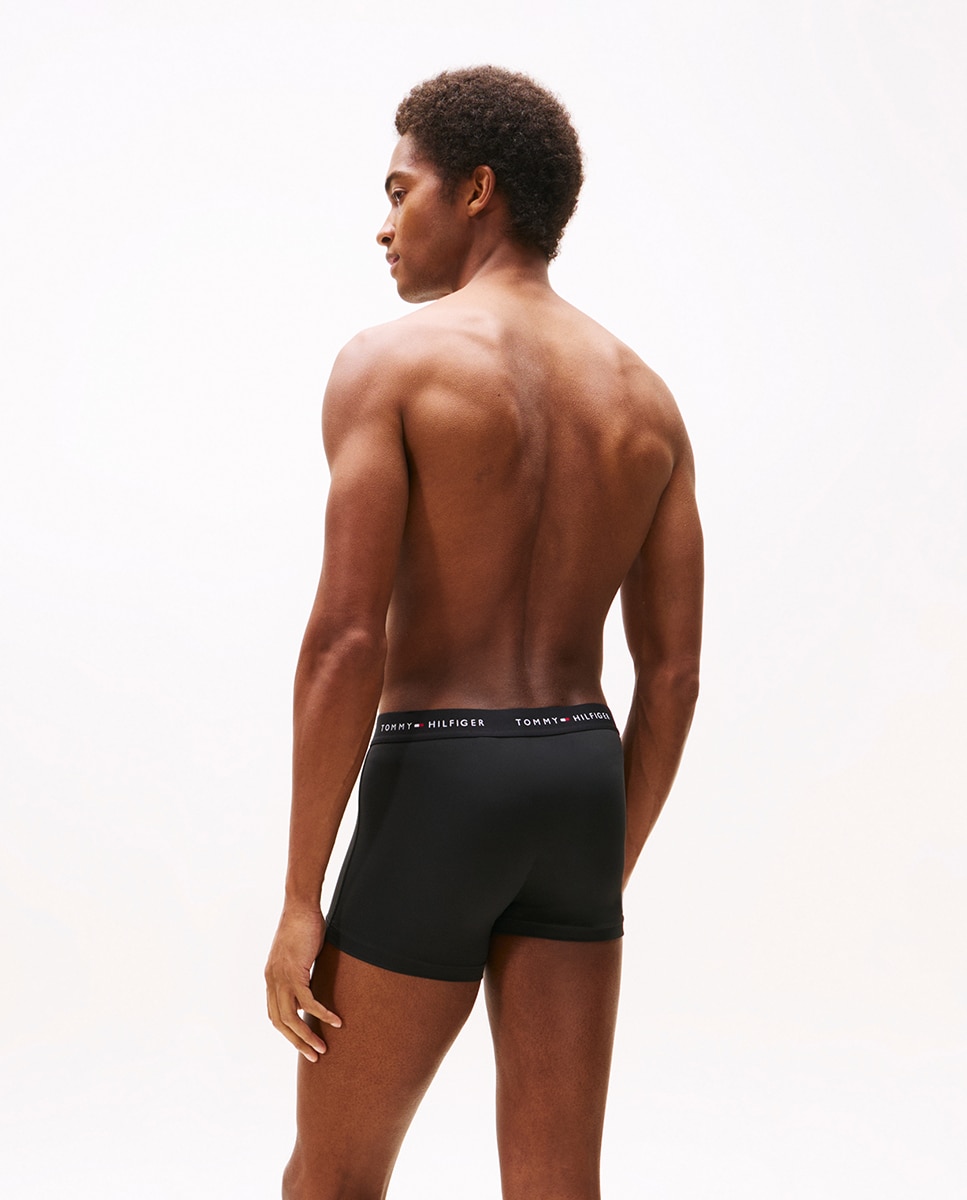 Pack de Três Boxers de Microfibra Preto-5