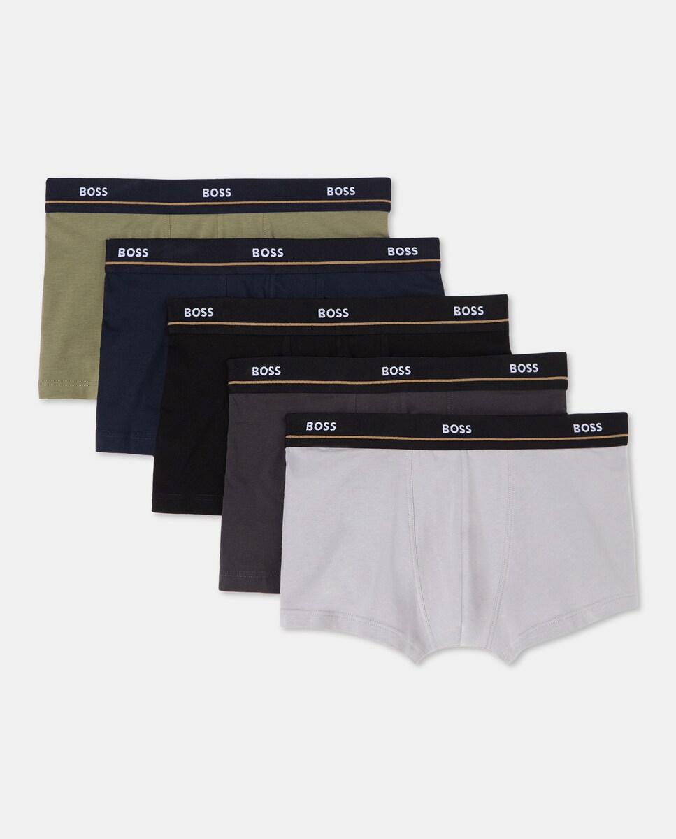 Pack de cinco bóxeres de hombre en · Boss · El Corte Inglés