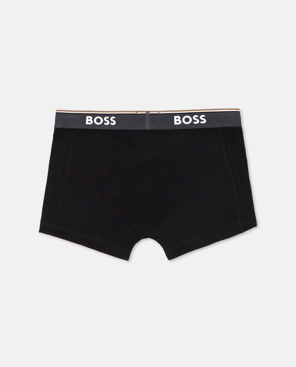 Pack de Três Boxers em Algodão Preto-2