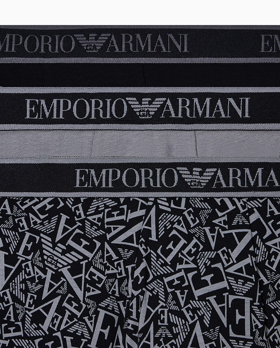 Pack de Três Boxers de Algodão Multicolor-4