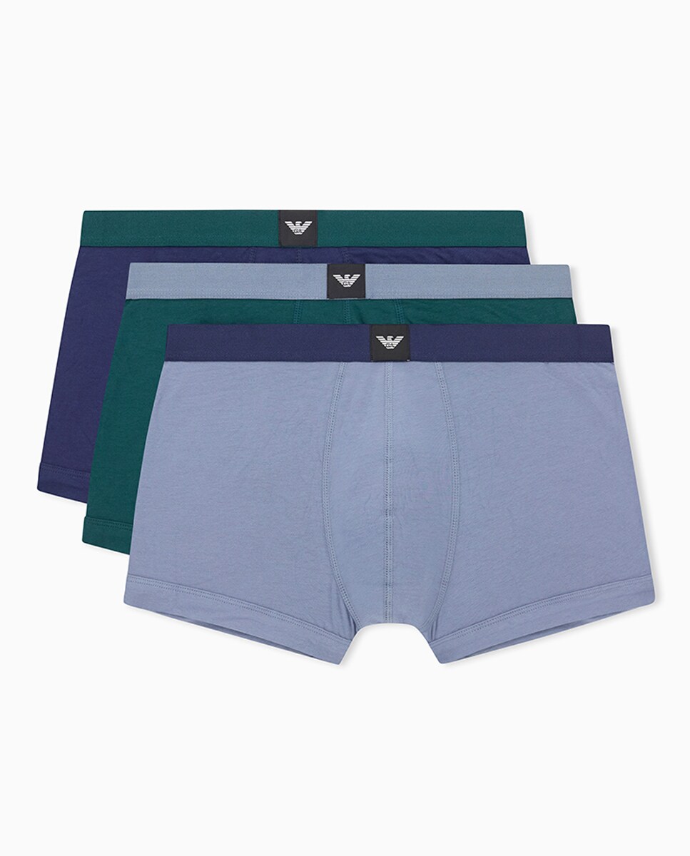 Pack de Três Boxers de Algodão Multicolor-5