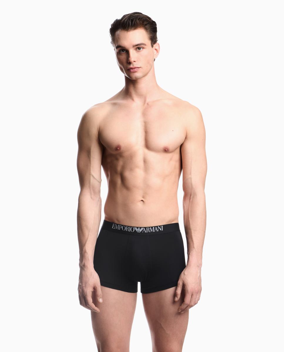Pack de Dois Boxers de Viscose Preto-2