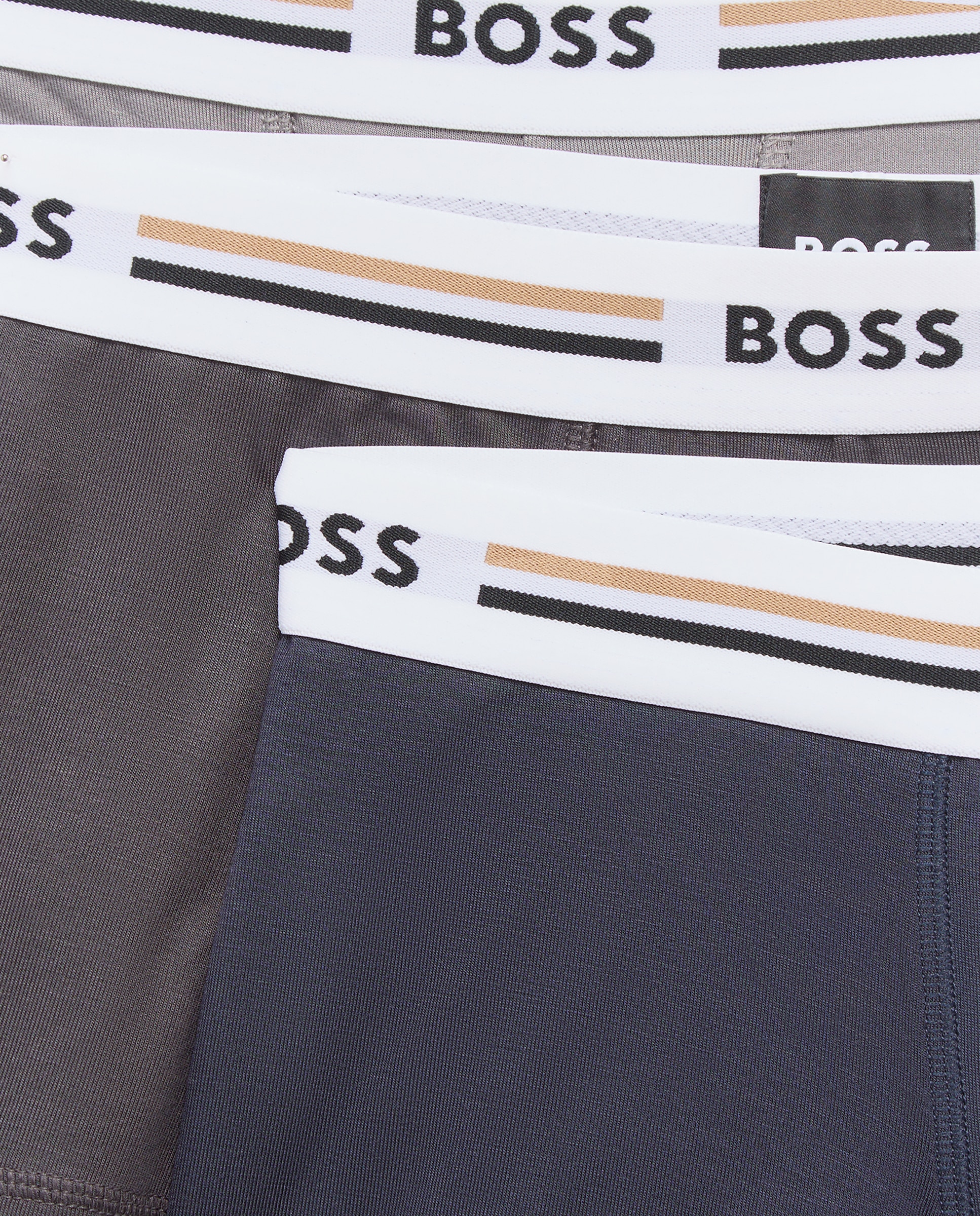 Pack de tres boxers de hombre - Boss - Negro Multicolor-3