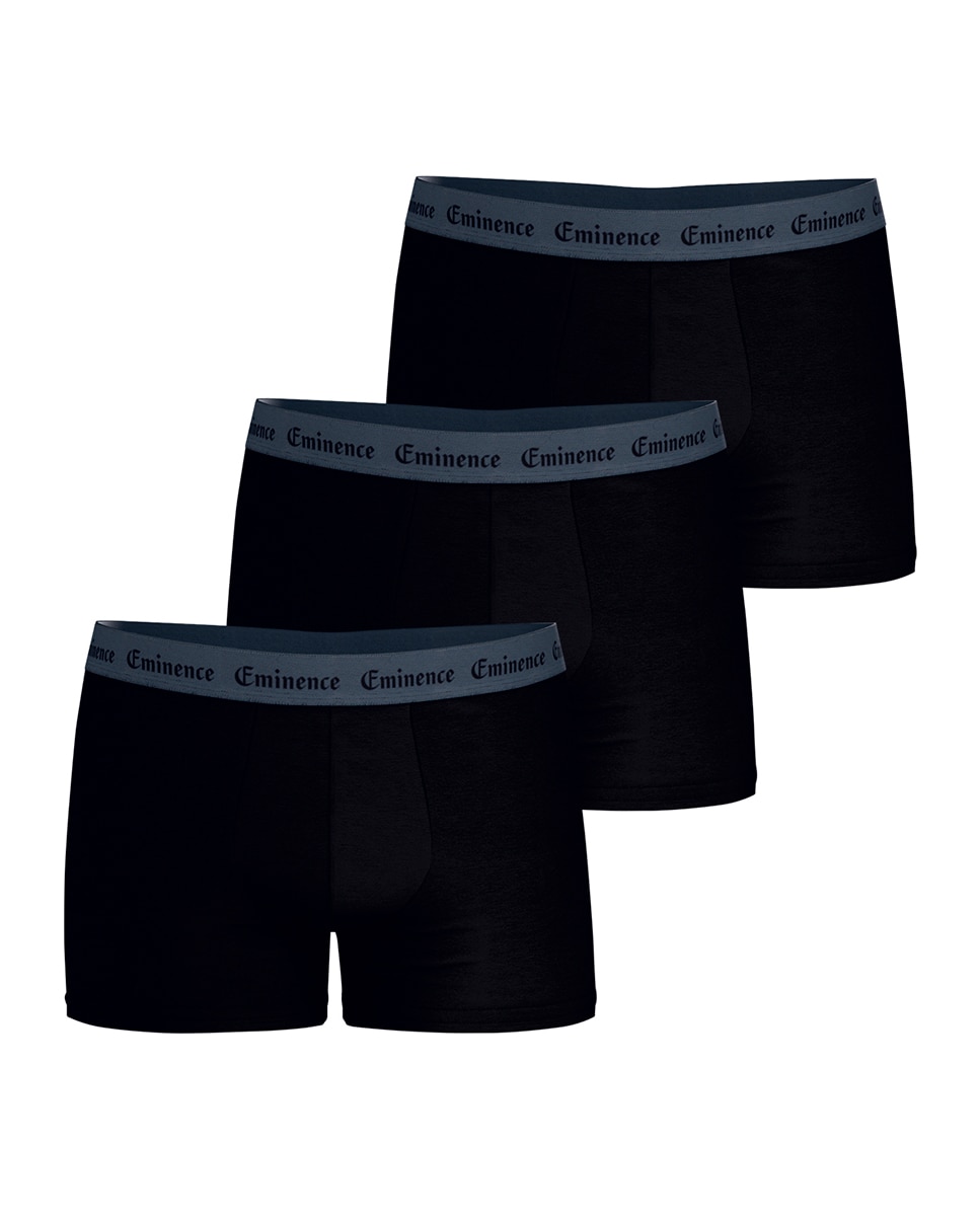 Imagen 1 de Pack de 3 slip combinados punto - Eminence - Negro Negro
