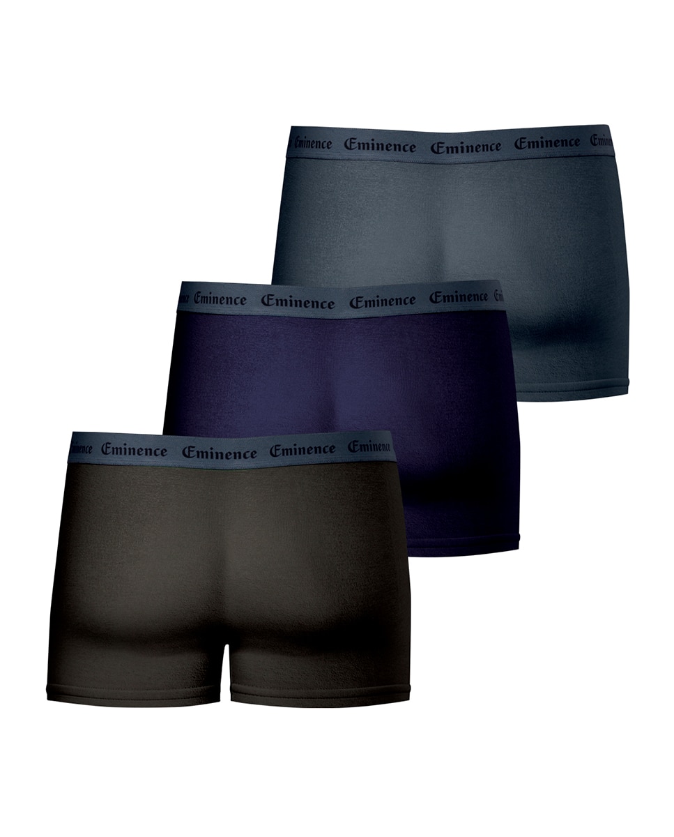 Pack de 3 Slips Combinados de Malha Multicolor-4