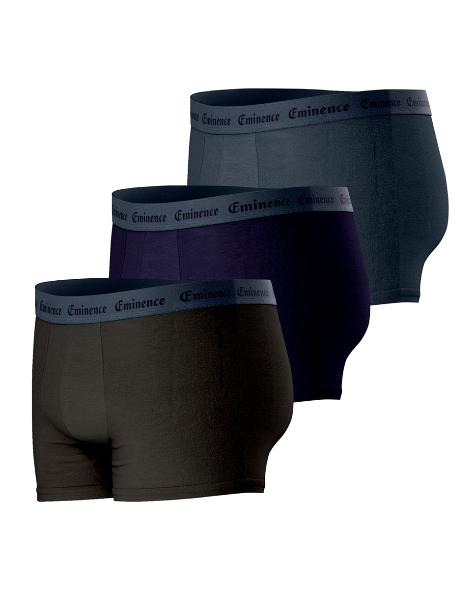 Pack de 3 Slips Combinados de Malha Multicolor-5