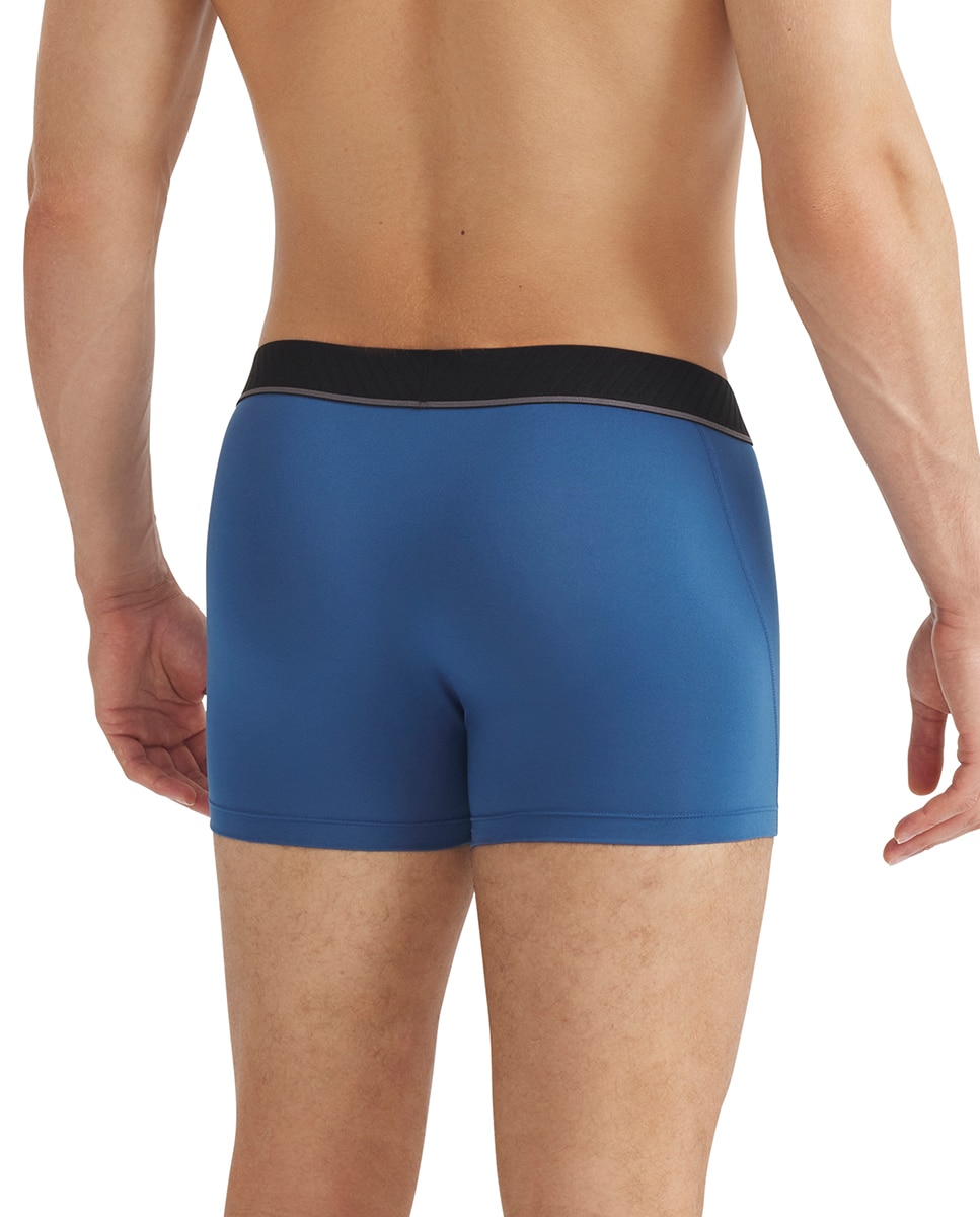 Pack de Três Boxers em Vários Tons Azul-5