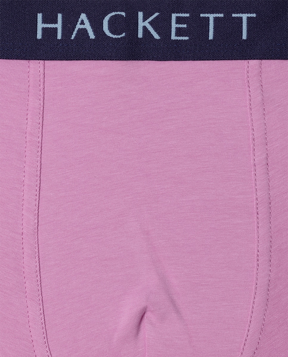 Pack de Três Boxers de Malha Combinados Rosa-4