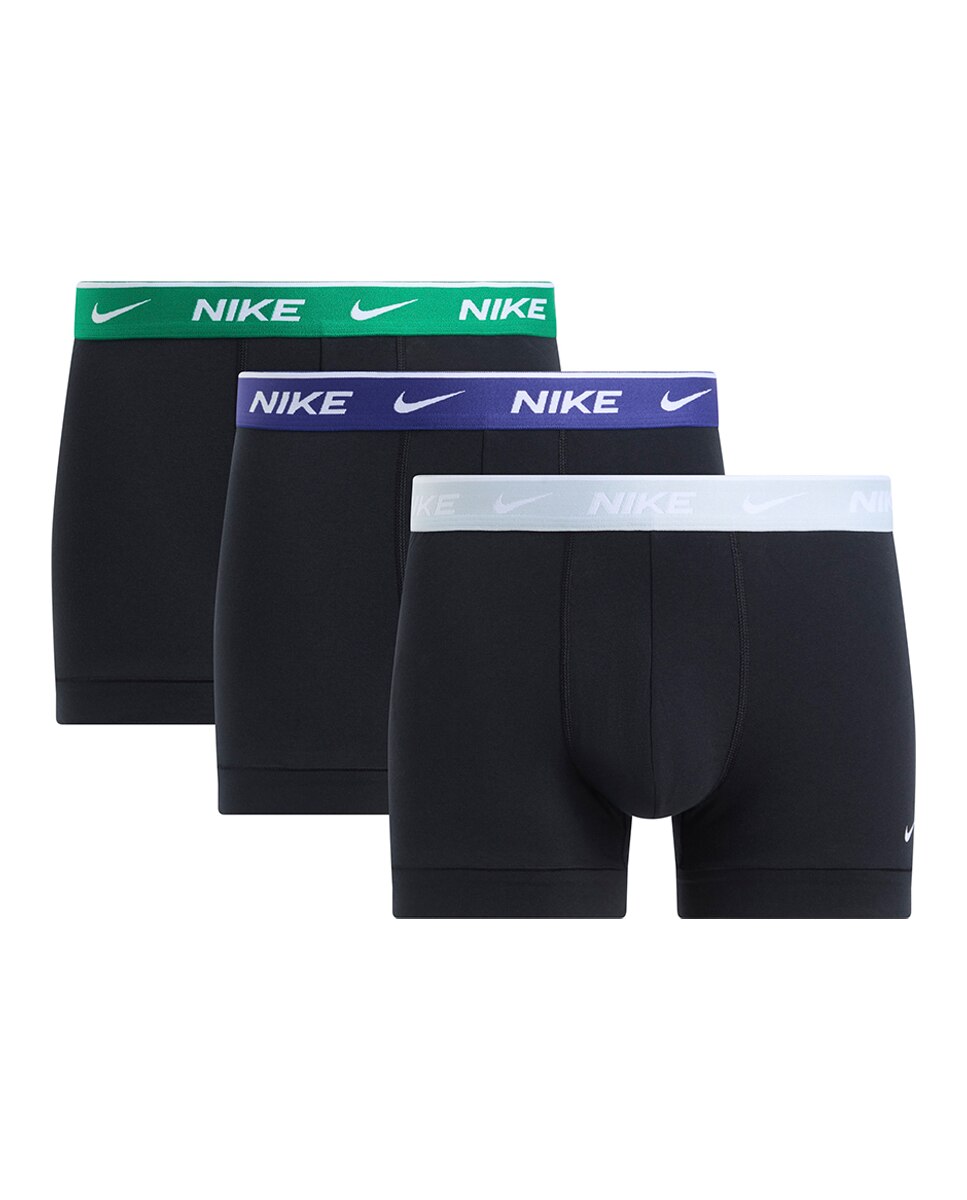 Pack de 3 Boxers Curtos Preto-1