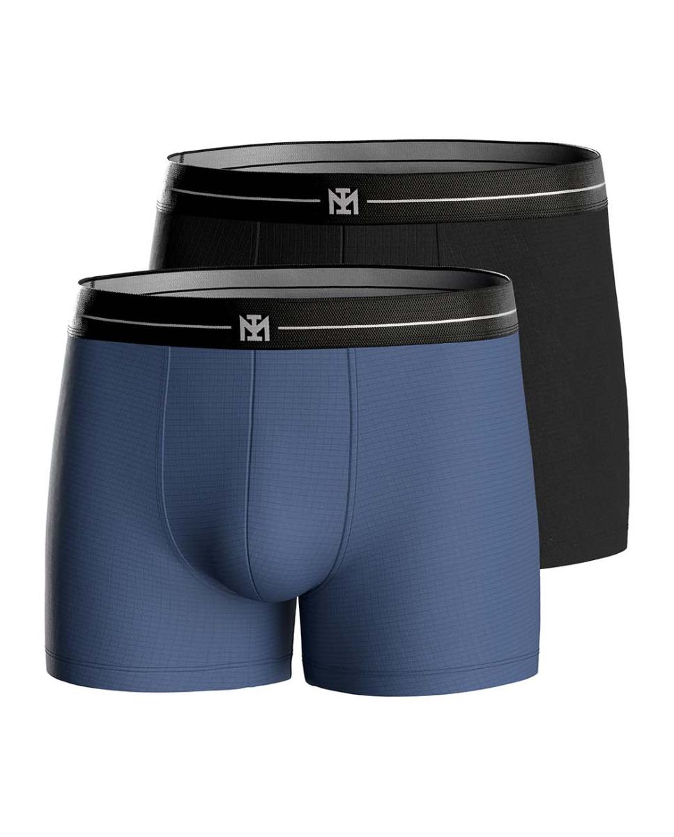 Imagem 0 de Pack Duplo de Boxers Fechados de Poliamida.
