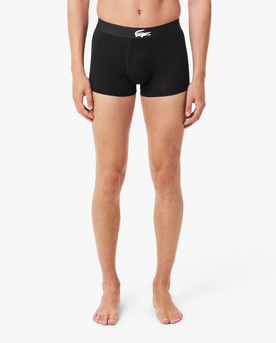 Pack de 3 Boxers de Algodão com Logótipo na Cintura Multicolor-2