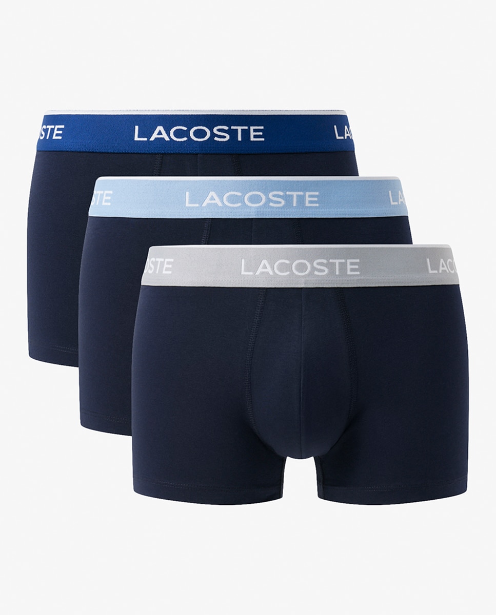 Imagem 0 de Pack de 3 Boxers de Algodão Elástico com Logótipo na Cintura