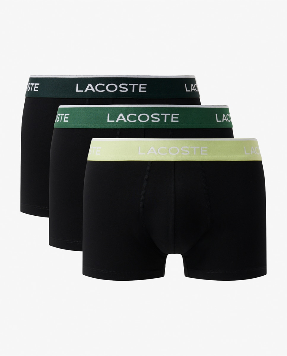 Imagem 0 de Pack de 3 Boxers de Algodão Elástico com Logótipo na Cintura