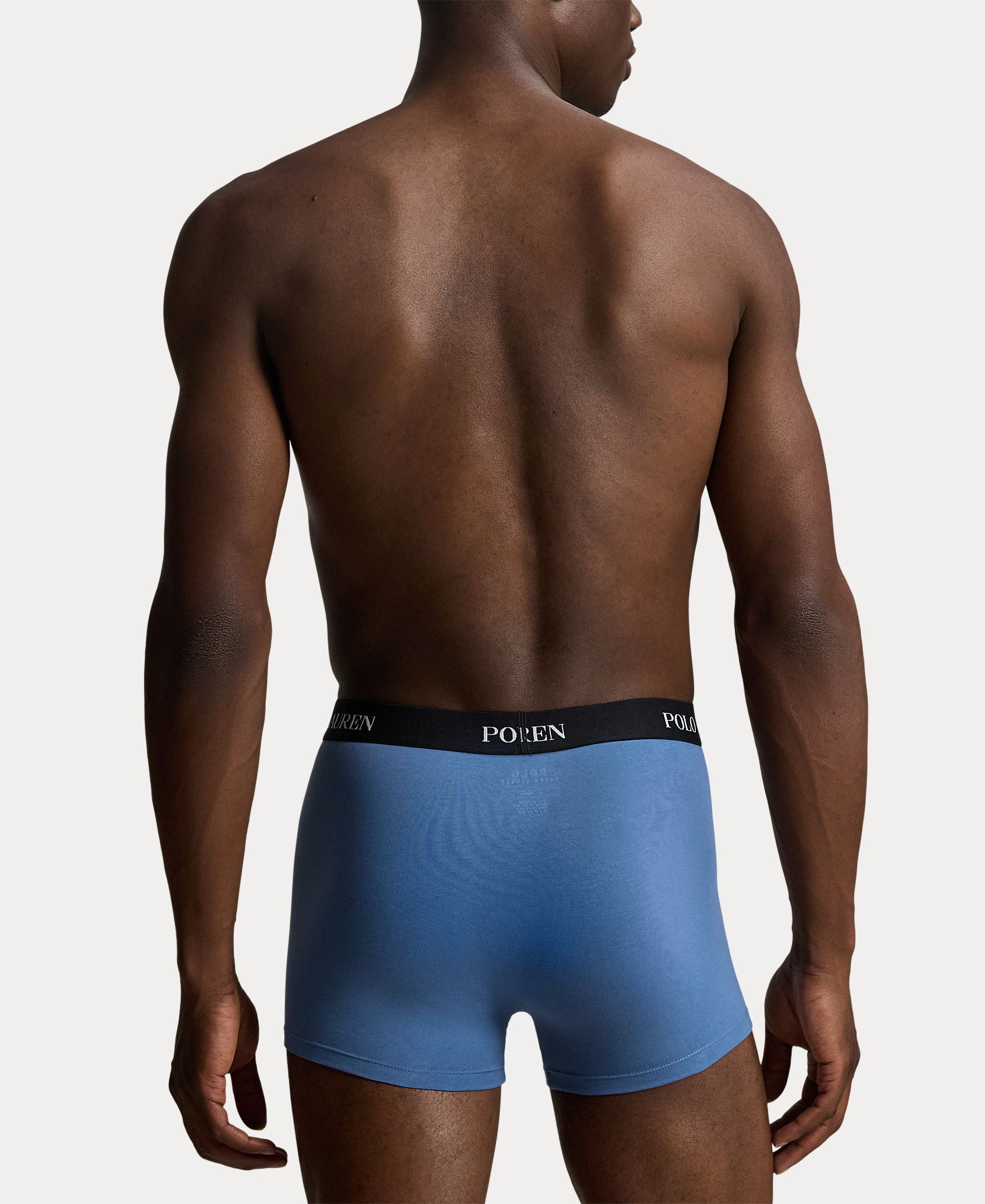 Pack de Três Boxers de Algodão - Várias Cores Azul-3