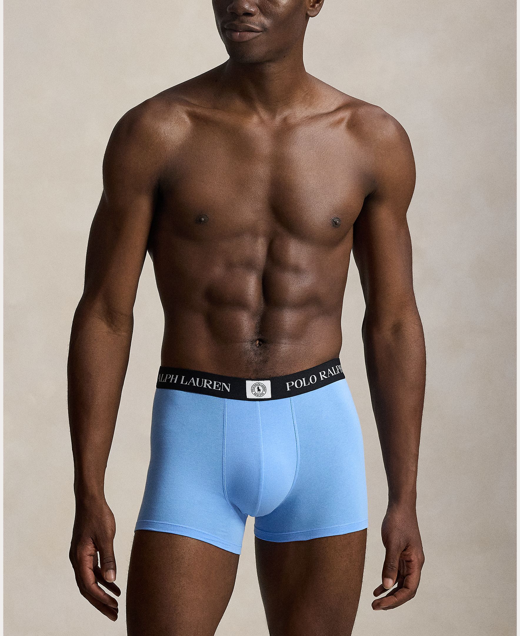 Pack de Três Boxers de Algodão - Várias Cores Azul-6