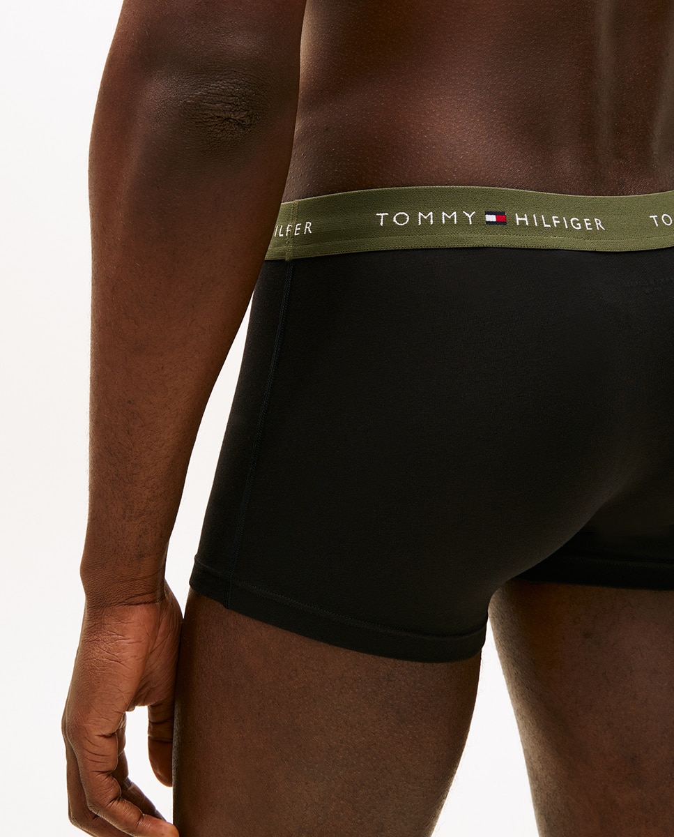 Pack de Três Boxers Lisos Preto-4