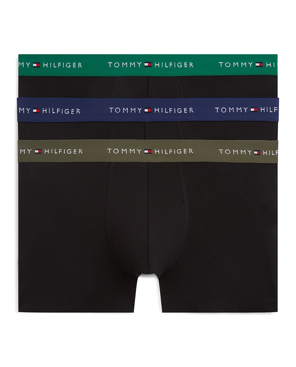 Pack de Três Boxers Lisos Preto-7