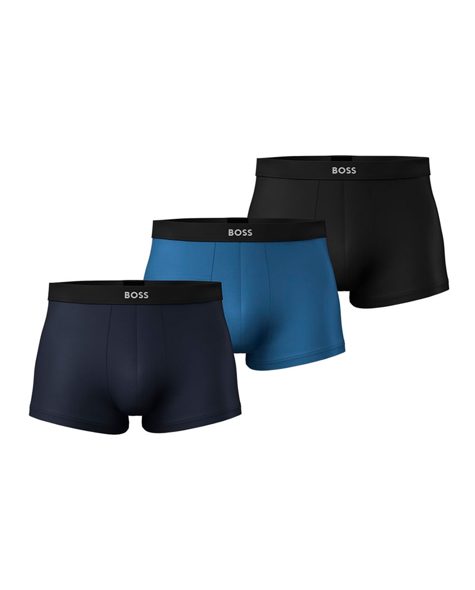 Imagem 0 de Pack de Três Boxers Curtos em Poliéster