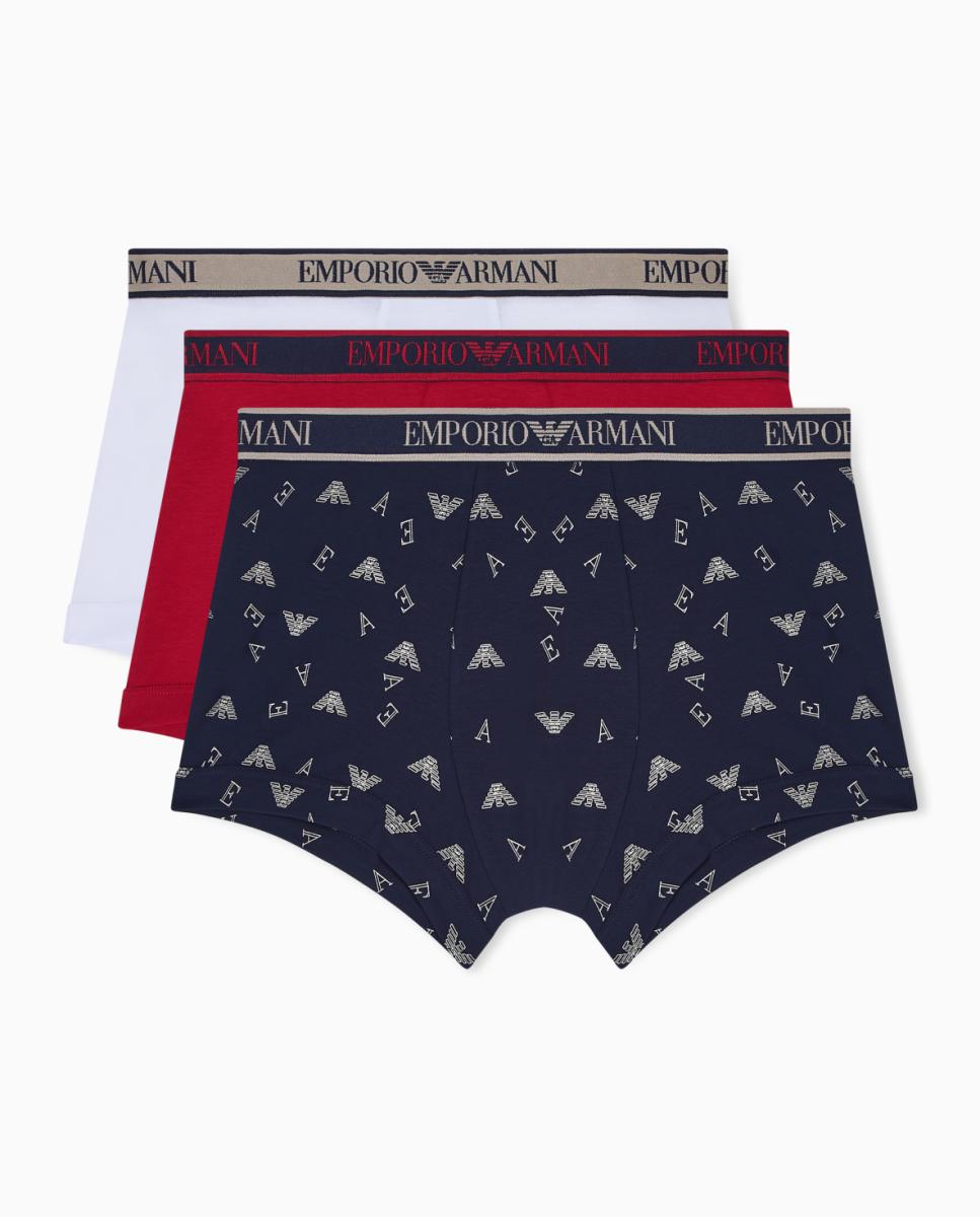 Imagem 0 de Pack de Três Boxers de Algodão