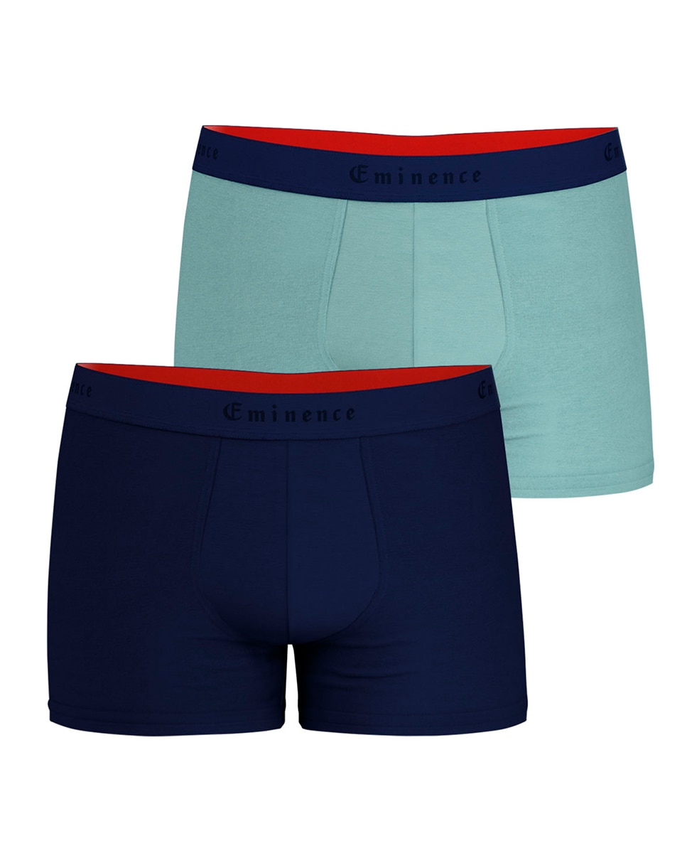 Imagem 0 de Pack de 2 Boxers de Malha de Algodão Elastano