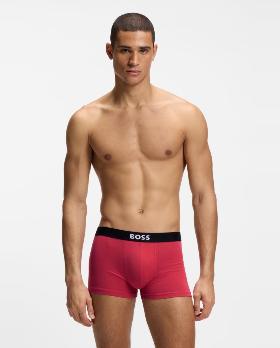 Pack de Três Boxers Variados em Algodão Multicolor-2