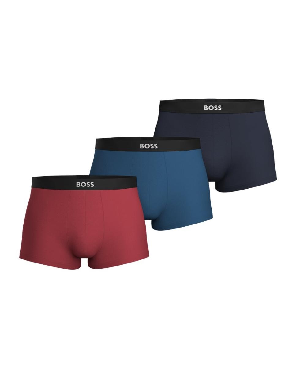 Pack de Três Boxers Variados em Algodão Multicolor-5