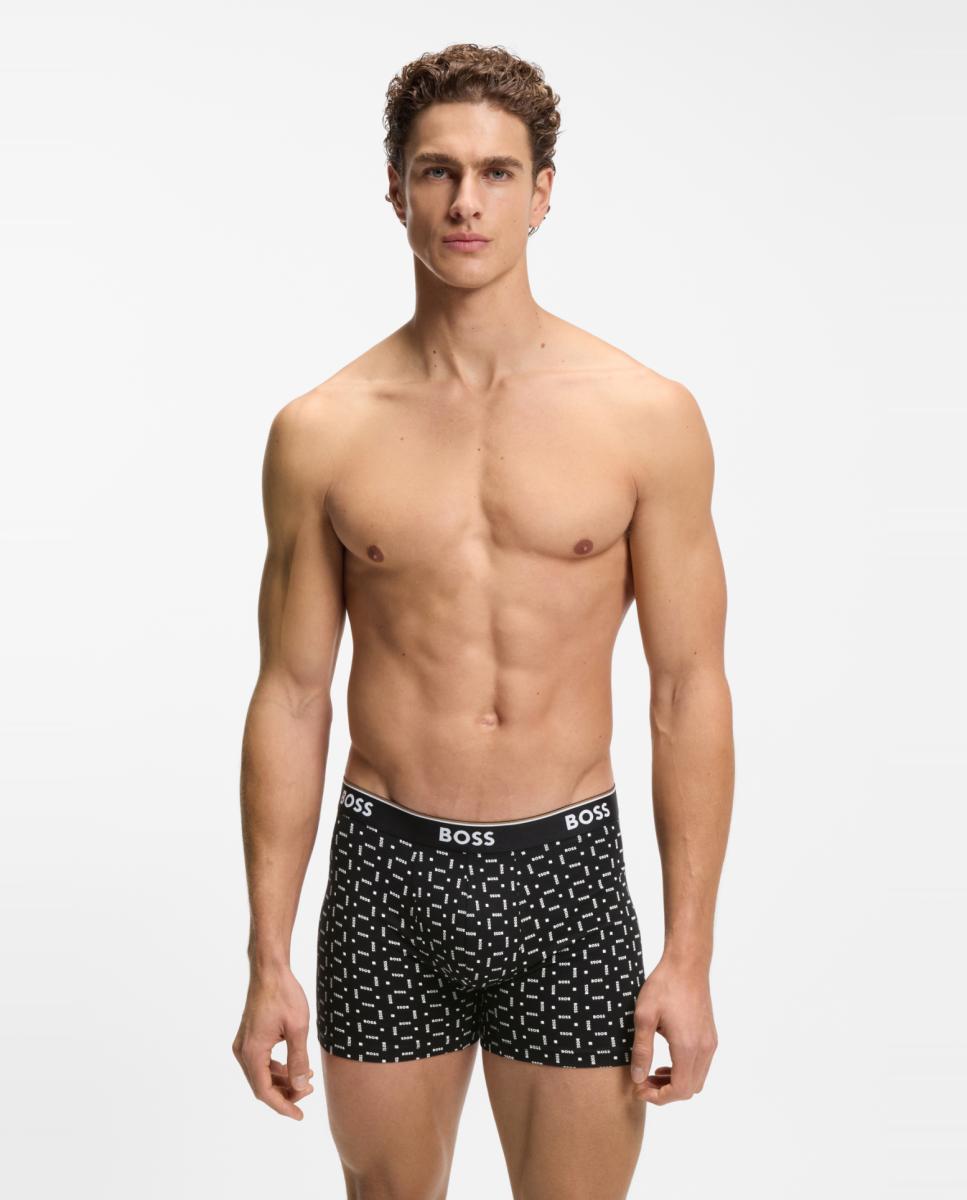 Imagem 0 de Pack de Três Boxers Compridos de Algodão