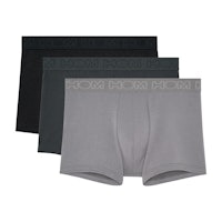 Pack de 3 Boxers de Malha de Algodão Liso. Cinzento-8