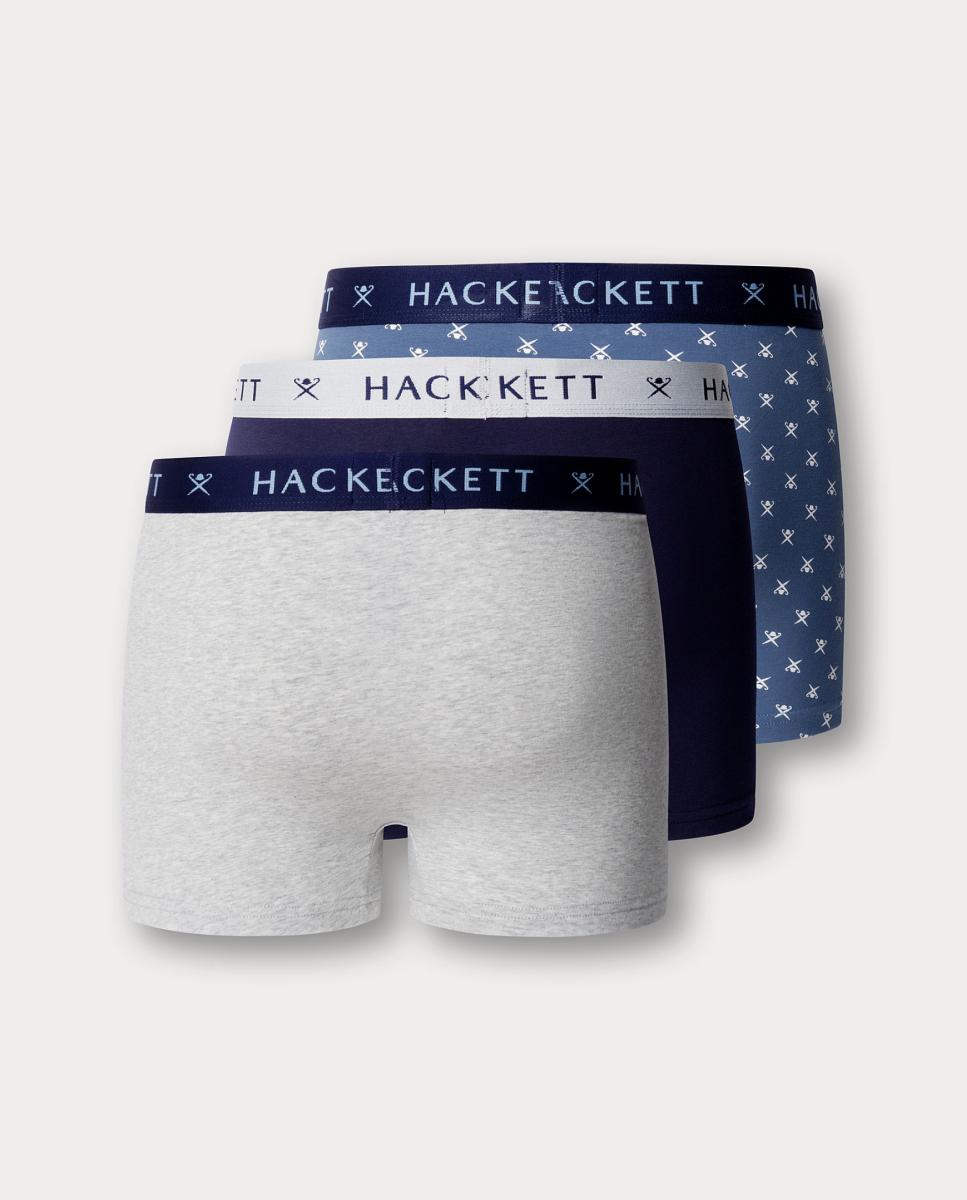 Pack de 3 Boxers de Malha Combinados Icon Azul-marinho-2