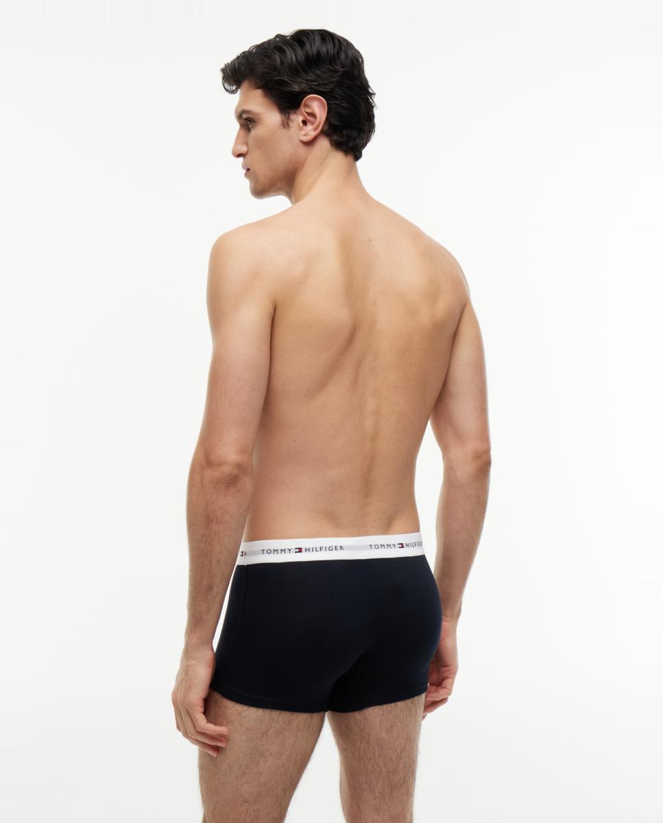 Pack de 3 Boxers de Algodão Azul-marinho-3
