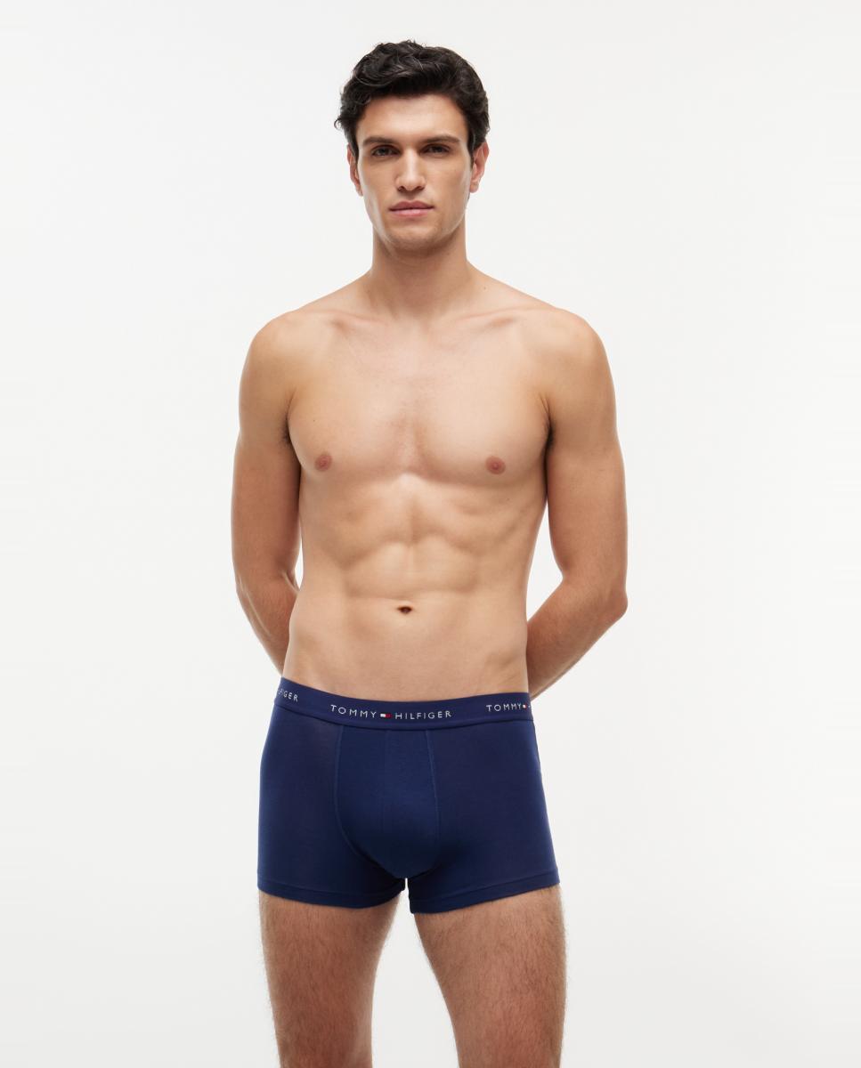 Pack de 3 Boxers de Algodão Azul-2