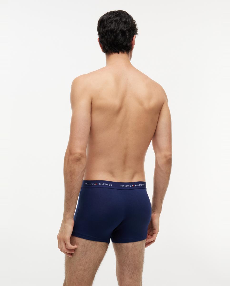 Pack de 3 Boxers de Algodão Azul-3