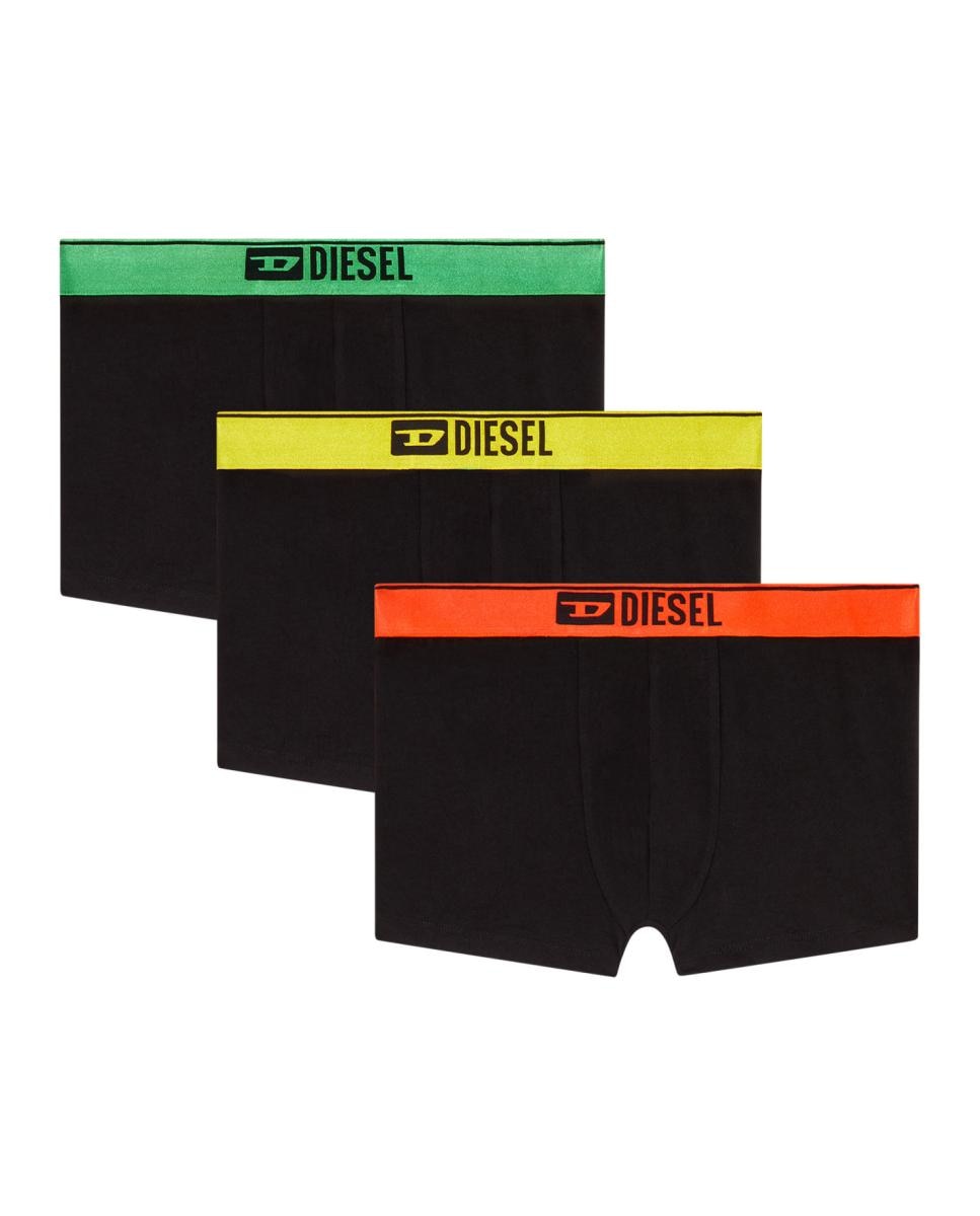 Boxers com Elástico Multicolor - Preto Branco-3