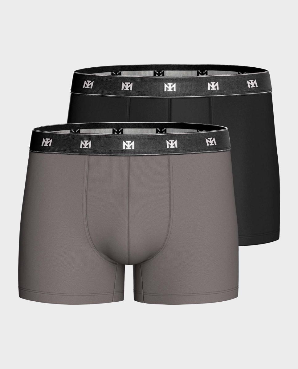 Bipack de boxers cerrados de hombre de lyocell. - Impetus - Multicolor Multicolor-1
