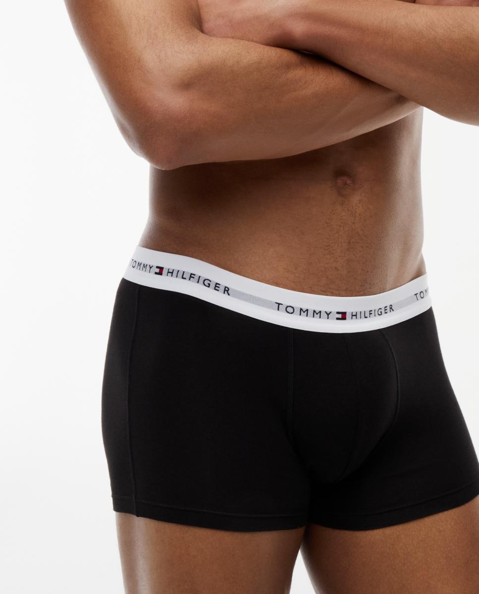Pack de 3 Boxers de Algodão Preto-3