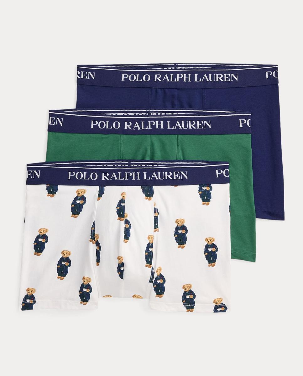 Pack de tres bóxer de hombre de algodón con Polo Bear - Polo Ralph Lauren - Multicolor Multicolor-1
