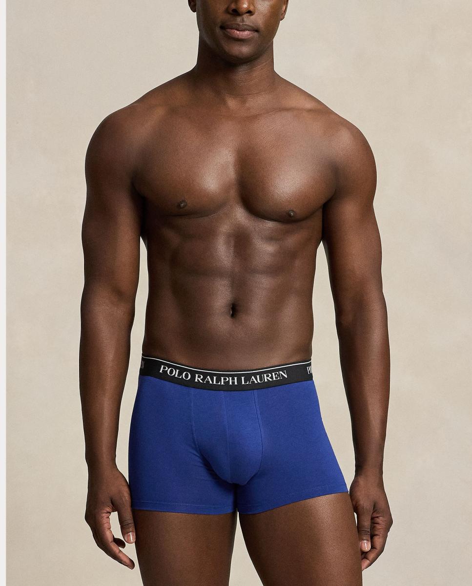 Pack de Três Boxers de Algodão em Várias Cores Multicolor-5