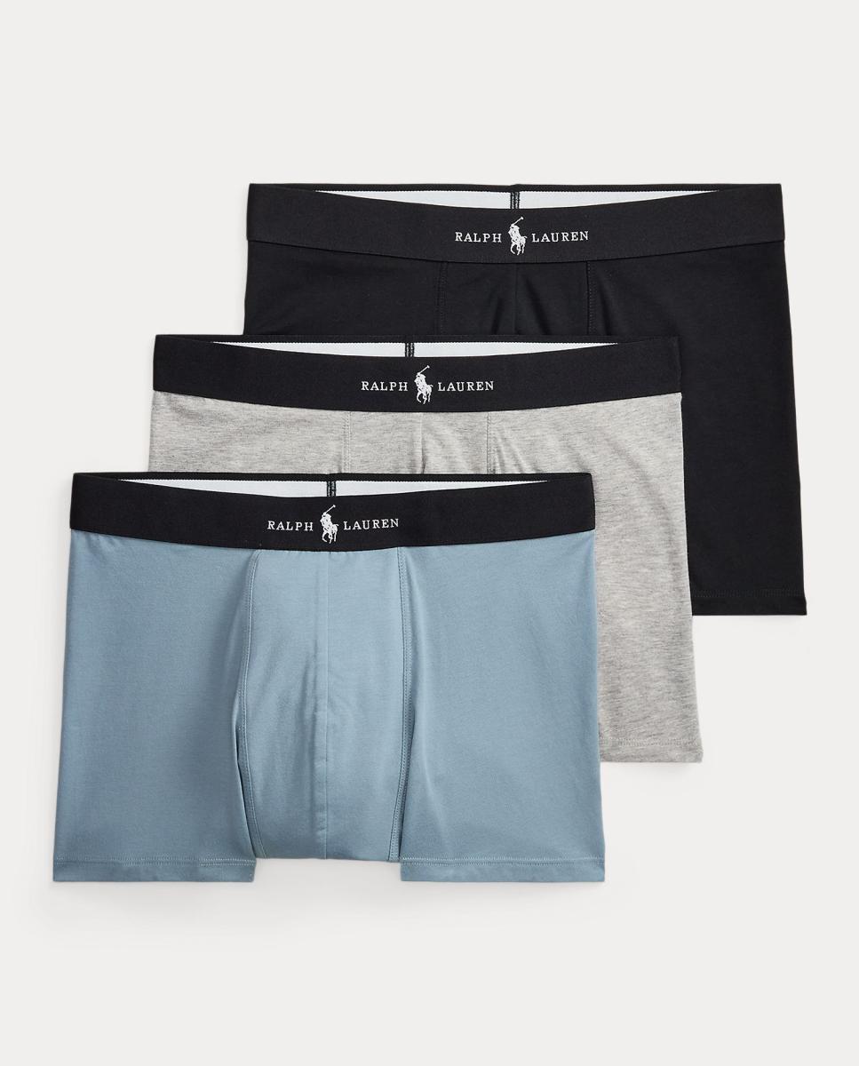 Imagem 0 de Pack de Três Boxers de Algodão Premium em Várias Cores