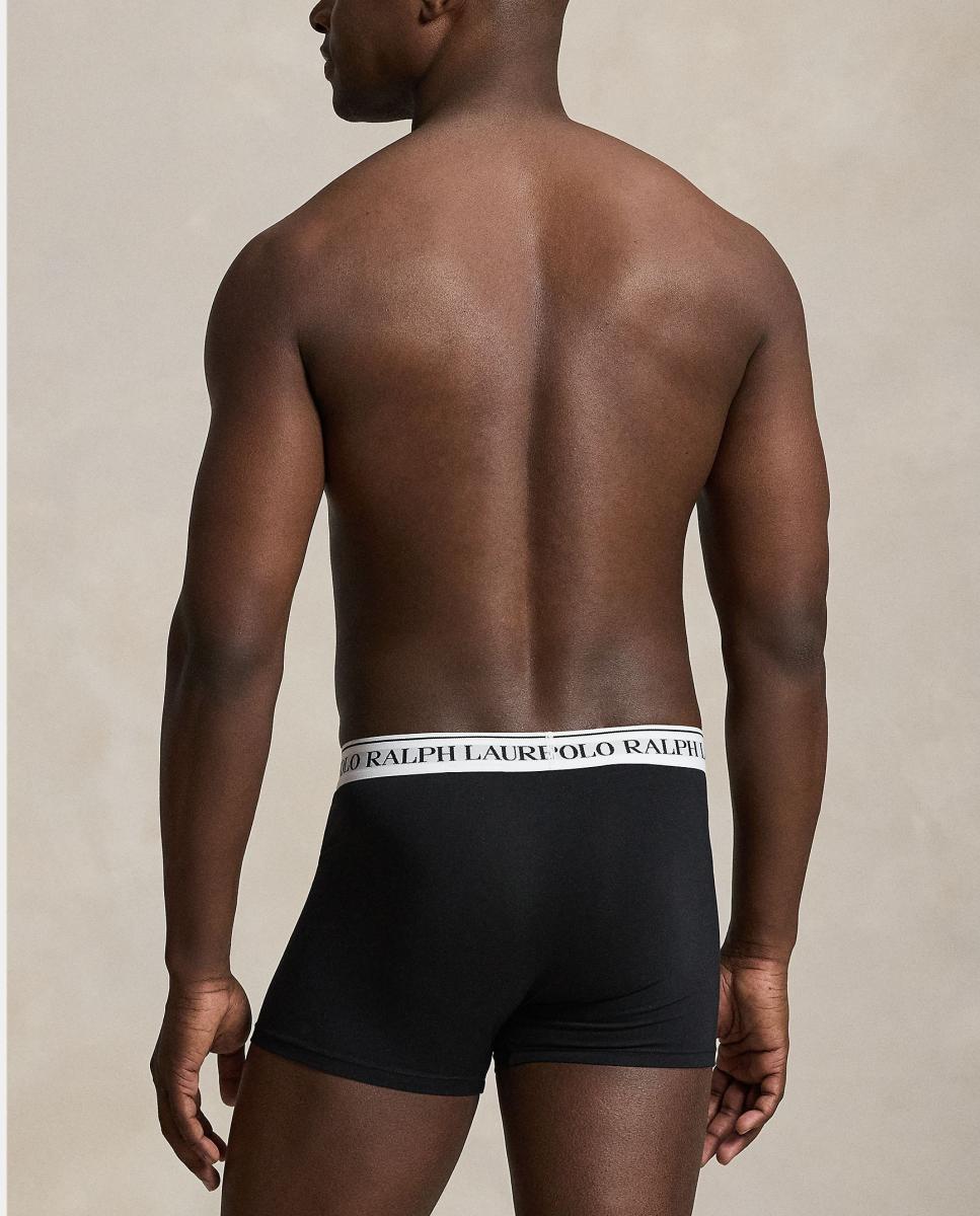 Pack de Três Boxers de Algodão em Várias Cores Multicolor-3