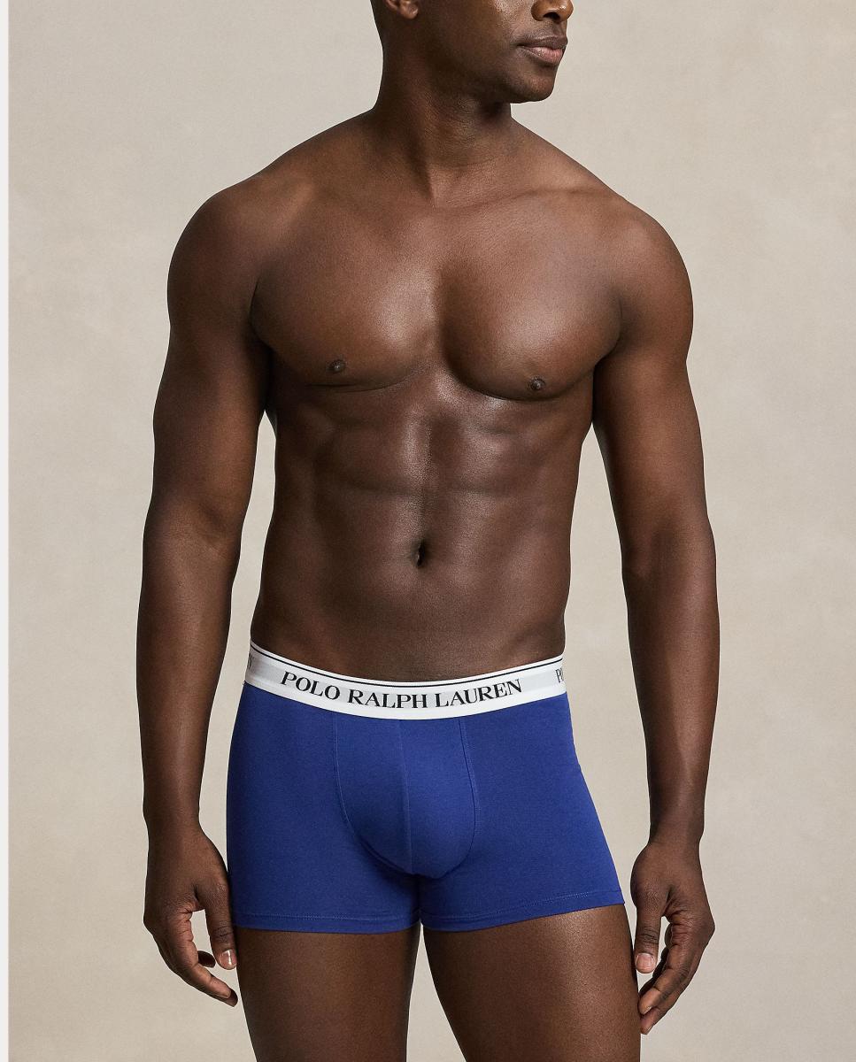 Pack de Três Boxers de Algodão em Várias Cores Multicolor-5